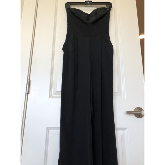 Avenue Pants - Saks Fifth Avenue Womens Parameters Silk Jumpsuit Black Size 0